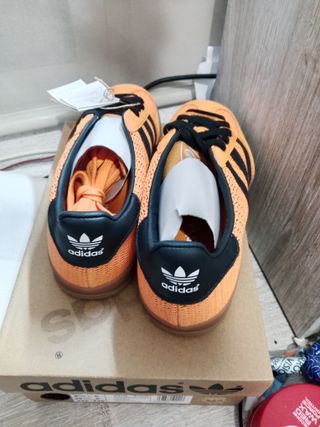 Adidas Gazelle Indoor Naranja Originales (39 1/3)