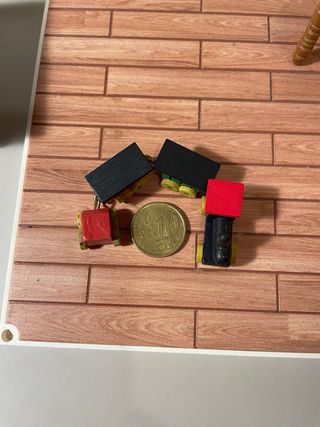 Trenino in legno per casa bambole