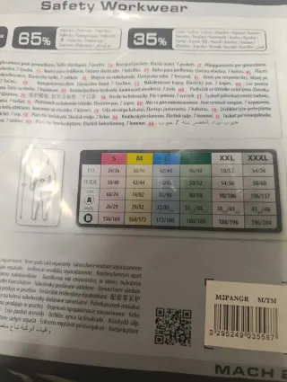 Pantalones de trabajo Delta Plus Talla M 3 unidade