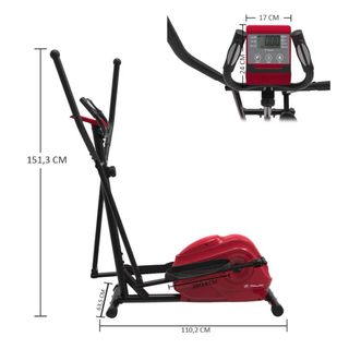 Bicicleta Elíptica Roja