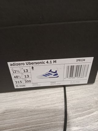 Zapatilla Adidas Adizero Ubersonic 4.1 Tenis