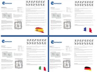 RASMACOR Interruptor Temporizador Táctil LED Pared