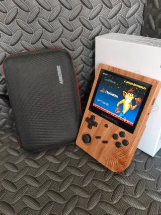 Consola emuladora Anbernic RG351V + accesorios
