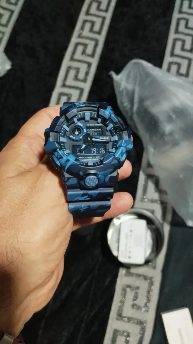 Reloj G-Shock Camuflaje Azul