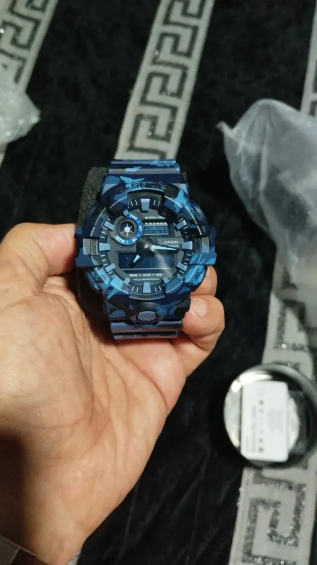 Reloj G-Shock Camuflaje Azul