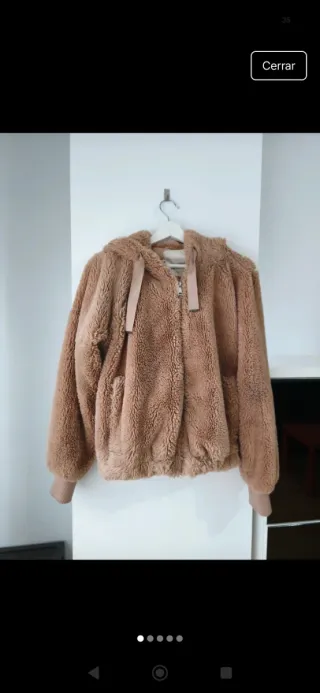 Abrigo pelo Pull&Bear Talla M