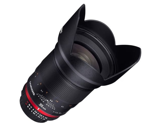 Obiettivo Samyang 35mm f/1.4 AS UMC per Sony E New