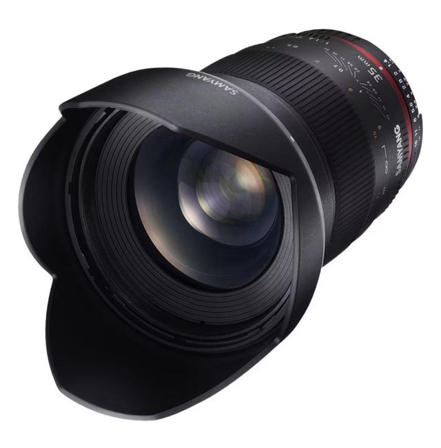 Obiettivo Samyang 35mm f/1.4 AS UMC per Sony E New