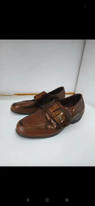 Zapatos Pitillos Marrones Talla 39