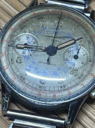 Reloj Cronógrafo DREWATCH Vintage (No Funciona)