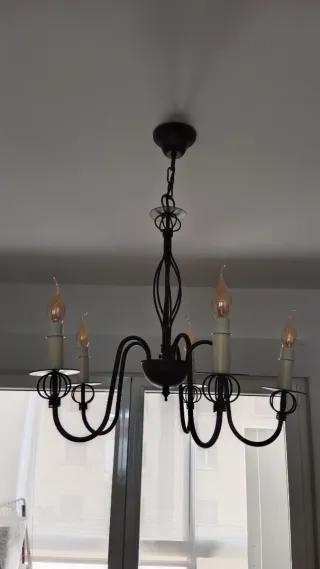 Lámpara Candelabro Marrón