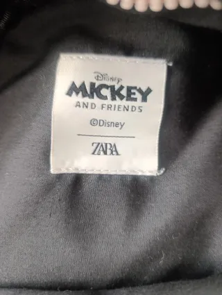 Mochila Zara Mickey Niña Negra