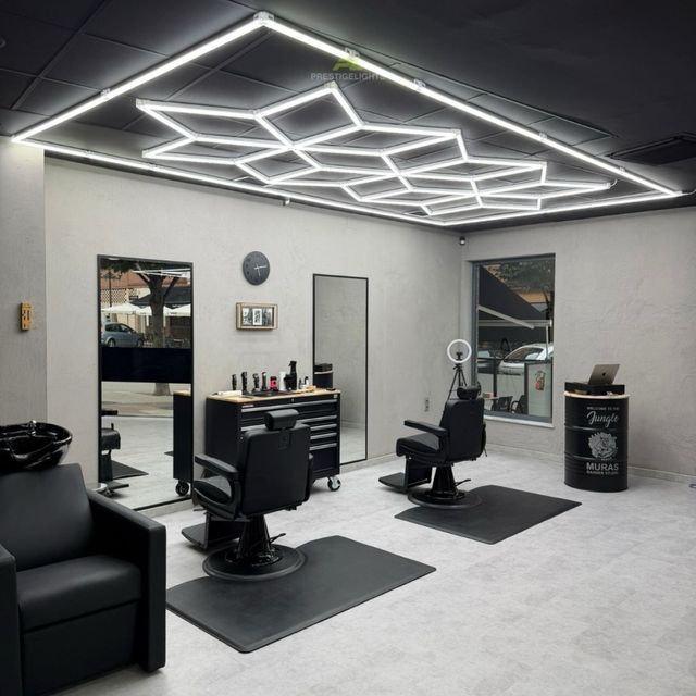 Iluminación LED para Barbería