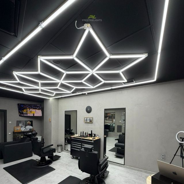 Iluminación LED para Barbería