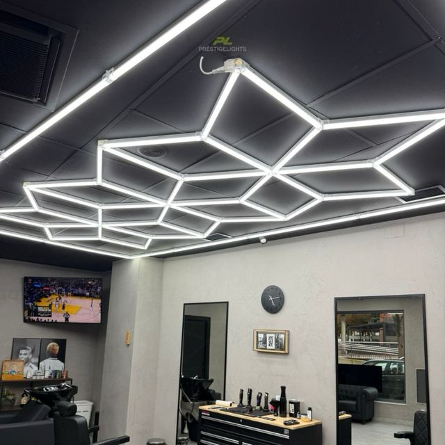 Iluminación LED para Barbería