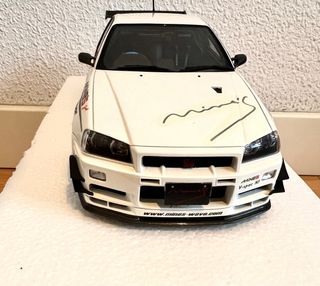 Nissan Skyline GTR R34 Mines 1:18