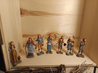 Ancianos y pobres Belén Moranduzzo Landi 10cm 1:20