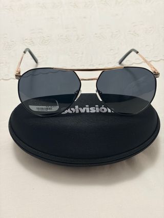 Gafas de sol Venus doradas y negras