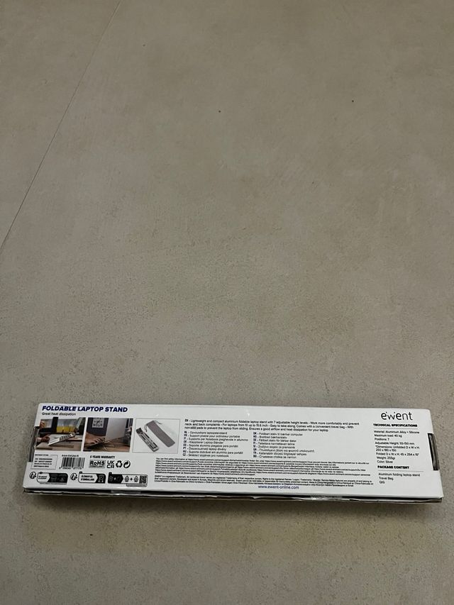 Supporto Laptop Pieghevole Alluminio