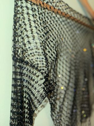 Top Malla Brillante Festival Talla Única