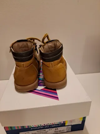 Scarponcini Nero Giardini Senape Bimbo Tg 24