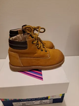 Scarponcini Nero Giardini Senape Bimbo Tg 24