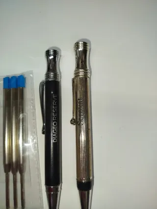 Set di due eleganti pennarelli metallici