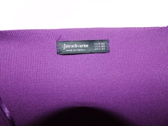 Jersey Stradivarius morado manga larga