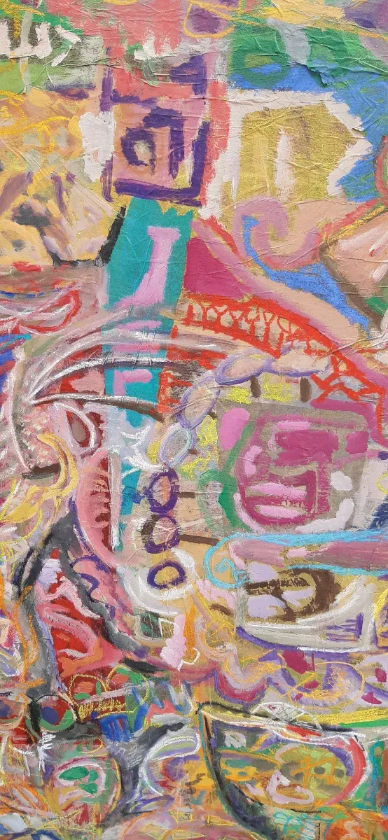 Cuadro Abstracto Multicolor Colección