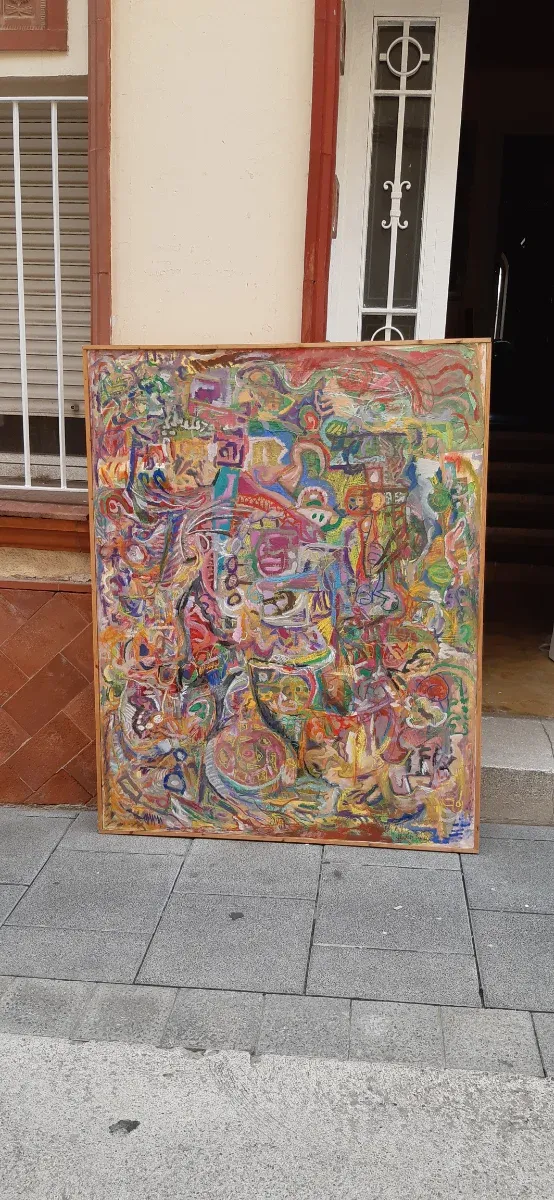 Cuadro Abstracto Multicolor Colección