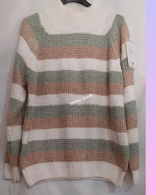 Jersey de lana a rayas