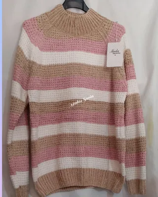 Jersey de lana a rayas