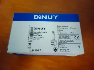Interruptor horario analógico Dinuy