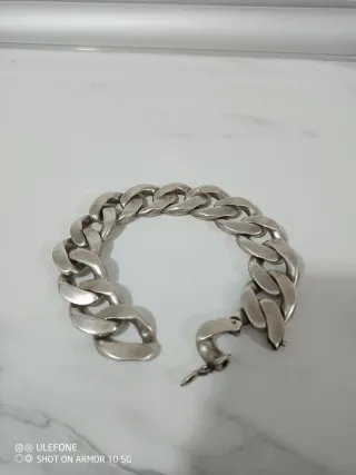 Pulsera esclava eslabones plata 925