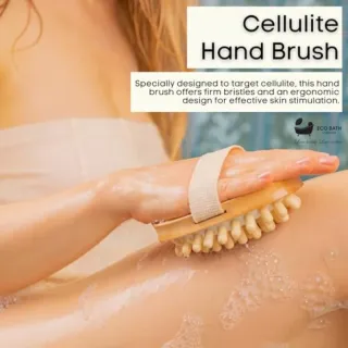 Cepillo masajeador anticelulítico madera