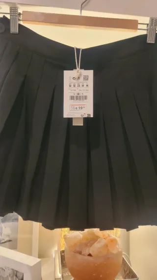 Falda tablas Pull&Bear negra