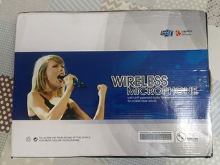 2 Micrófonos Inalámbricos UHF Multibanda