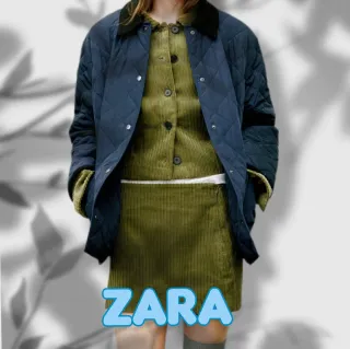 Chaqueta acolchada Zara oversize T. XS