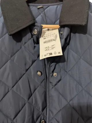 Chaqueta acolchada Zara oversize T. XS