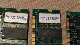 Módulos RAM PC133 128MB