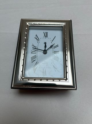 Orologio da tavolo cornice argento