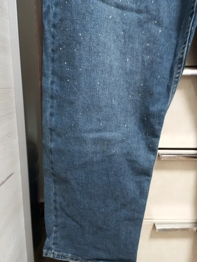 Pantalón vaquero Encuentro con brillos