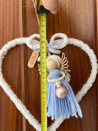 Cuore con angelo decorativo