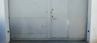 Puerta de garaje industrial,