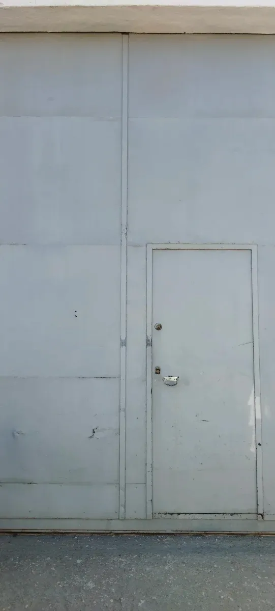 Puerta de garaje industrial,