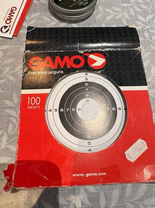 diana tiro al blanco + maletín todo lo de las foto