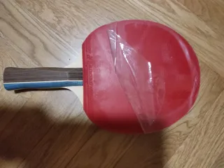 Pala Ping Pong Dunlop Roja y negra