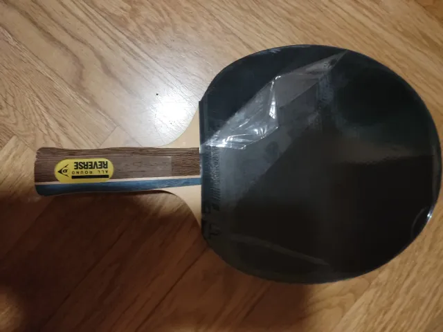 Pala Ping Pong Dunlop Roja y negra