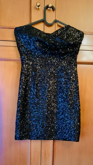 Vestido Negro Lentejuelas