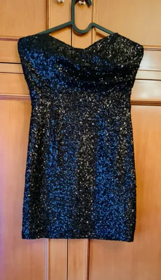 Vestido Negro Lentejuelas